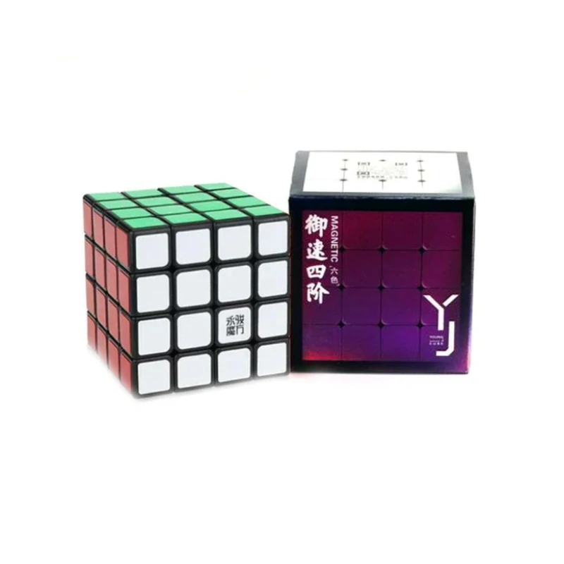 Kostka 4x4x4 YJ YuSu V2 Magnetic černá