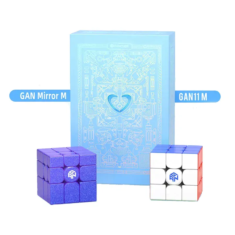 Dárková sada GAN Blue Box Bundle 3 (GAN11 M & GAN Mirror) Stickerless