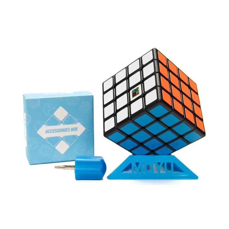 Kostka 4x4x4 MoYu MFJS Meilong Magnetic černá