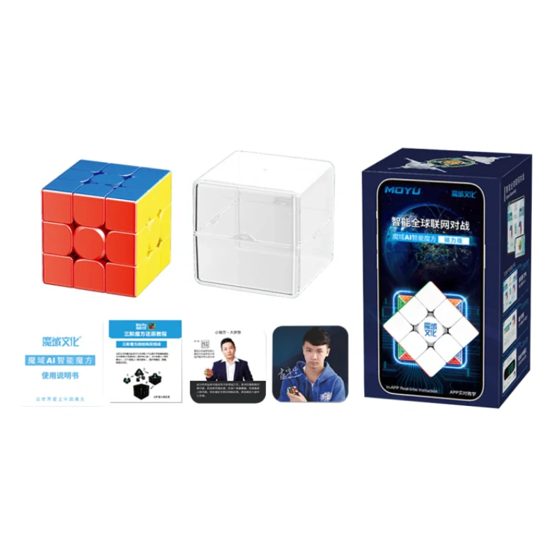Kostka 3x3x3 MoYu AI 3x3 Bluetooth Smart Magnetic Stickerless