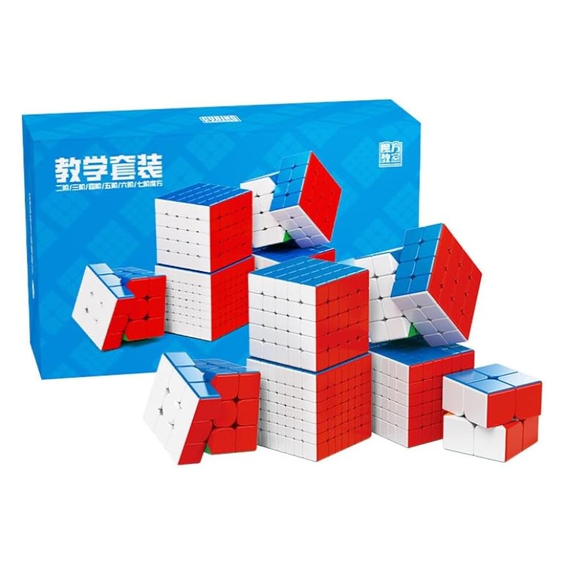 Dárková sada Moyu MFJS Meilong WCA 2-7 Stickerless