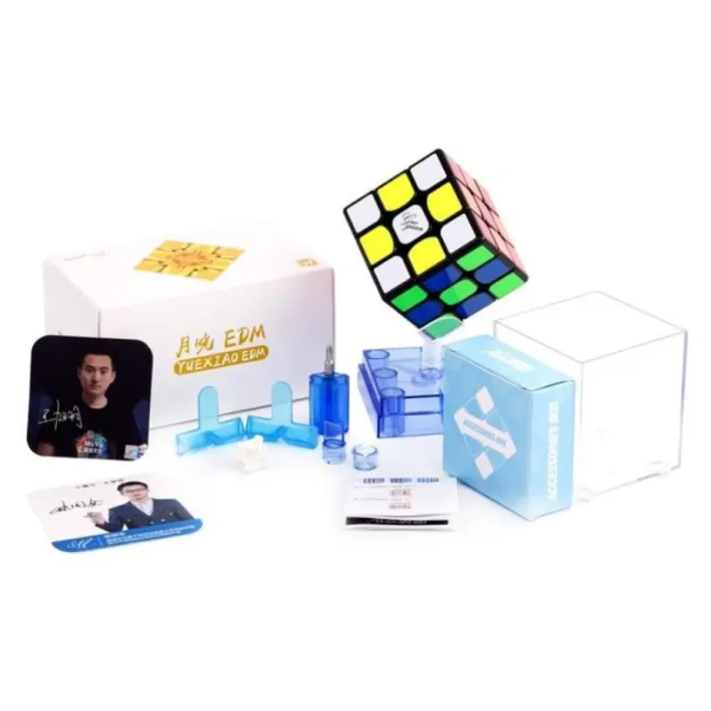 Kostka 3x3x3 MoYu GuoGuan YueXiao EDM Magnetic černá