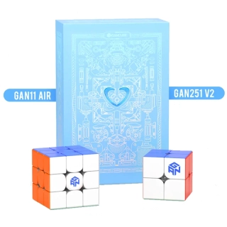 Dárková sada GAN Blue Box Bundle 2 (GAN 251 V2 & GAN 11 Air) Stickerless